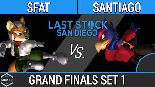 LSSD 125 - CLG.SFAT (Fox) Vs. Santiago (Falco) - SSBM Grand Finals Set 1 - Smash Melee LSSD 125 - CLG.SFAT (Fox) Vs. Santiago (Falco) - SSBM Grand Finals Set 1 - Smash Melee