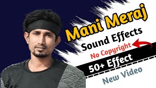 Mani Meraj | Sound Effects | No  Copyright 50+ Effects  Download kaise kare New Video   #surajskr