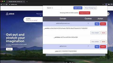 New Advanced Cookie Manager Chrome Extensions