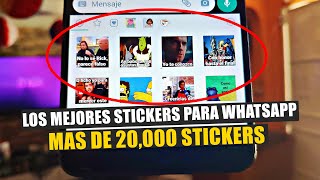 LOS Mejores STICKERS ANIMADOS para WHATSAPP (20,000 PACKS)😍🔥 screenshot 1