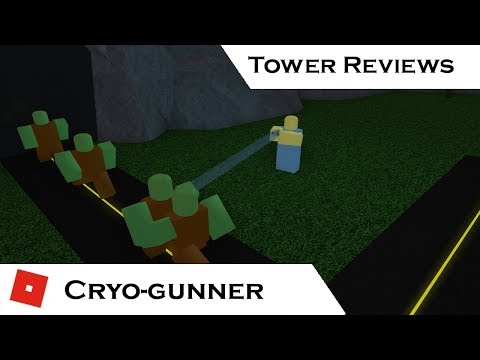 Video Cryo Gunner Tower Reviews Tower Battles Roblox Roblox