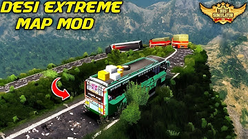 Map Mod Bussid 3.7 - Desi Extreme Hill V2 Map Mod For Bus Simulator Indonesia।।New Mod Bussid 3.7.1