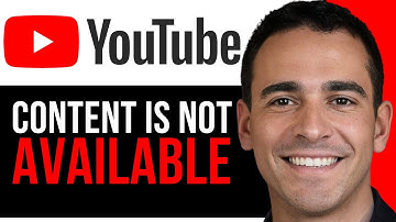 How To Fix Content Isn’t Available On YouTube Properly | Step By Step FIX!