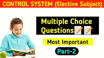 Control System MCQ//Control System Objective question//Bteup Online Exam 2021