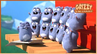 Manufacturing Secret | Grizzy & the lemmings | 280' Compilation | 🐻🐹 Cartoon for Kids