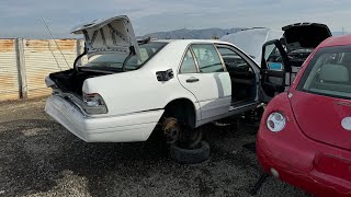 1999 Mercedes-Benz S420 W140 at junkyard