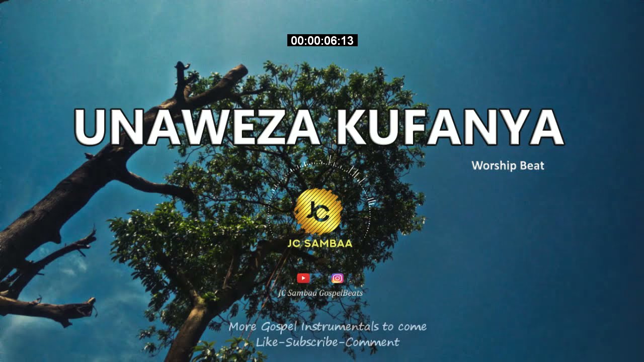 UNAWEZA KUFANYA  Kuabudu  Worship Instrumental music made by JC Sambaa