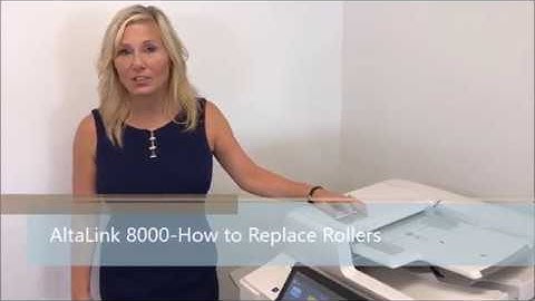 AltaLink 8000 - How to Replace Rollers