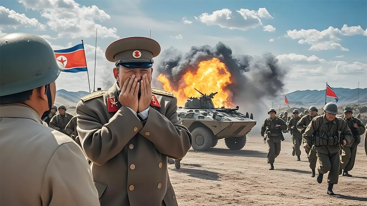Command Panic North Korean Command Panic! Armored Column Defending KURSK Region ...