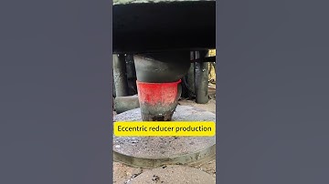 The video demonstrates the manufacturing process of an eccentric reducer.  #pipelining #fittings