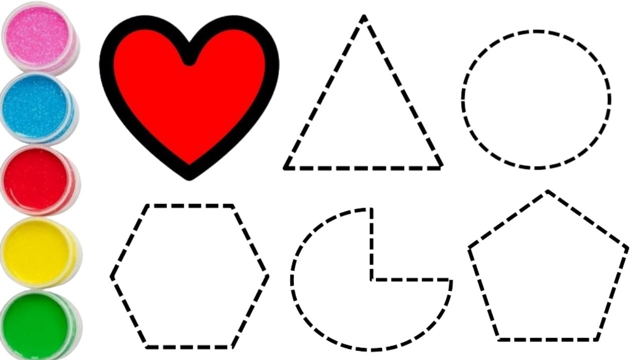 Shapes & Colors for Kids 🎨 | ABC 123 Learning | Fun Drawing Video