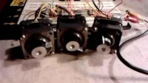 Arduino cnc stepper motor controller - test with G codesender