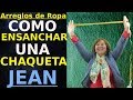 Como ensanchar una chaqueta jean o vaquera