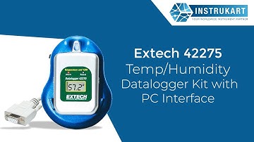 Extech 42275 | Temperature/Humidity Datalogger Kit | PC Interface| Instrukart