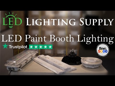 Automotive Paint Booth Lights