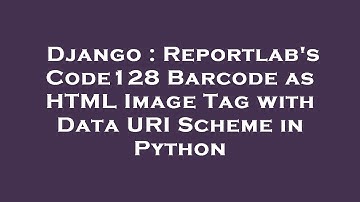 Django : Reportlab