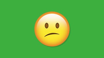 Green Screen Animated Dissapointed Face imoji icon   Free Chroma key Effects