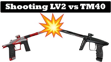 Planet Eclipse LV2 vs DLX Luxe TM40 Shooting and Unboxing // Spool vs. Poppet Valve!