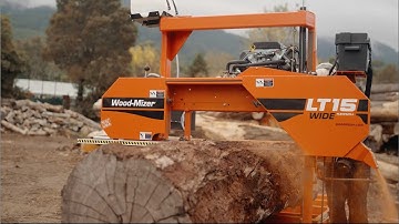 Wood-Mizer LT15 Wide In Action | Hardwood Milling with Portable Sawmill