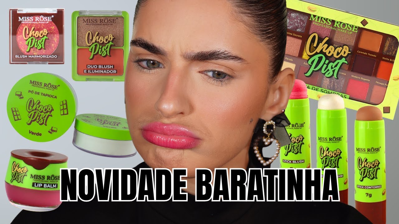 testando a coleção CHOCO PIST da MISS RÔSE🍫💚