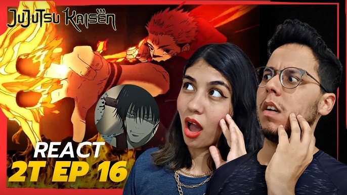 SUKUNA VS JOGO - FUSHIGURO VS TOJI!!  React JuJutsu Kaisen Temp 2 Ep 16 