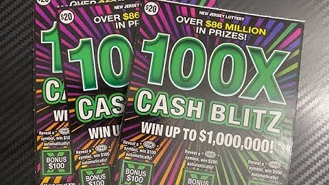 🎉2 Winning Tickets! Profit Session! 100X Cash Blitz $60 Session NJ Lottery🎉