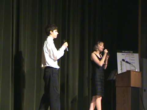 Alaina Smith and Eric Sorrels singing The Prayer b...