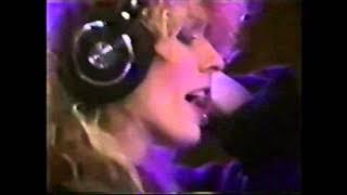 Nancy in the studio These Dreams '85