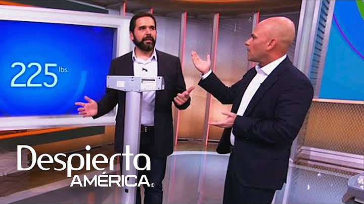 Albert se volvió a subir a la báscula para comprobar cuánto ha bajado de peso y asombró al Dr. Juan