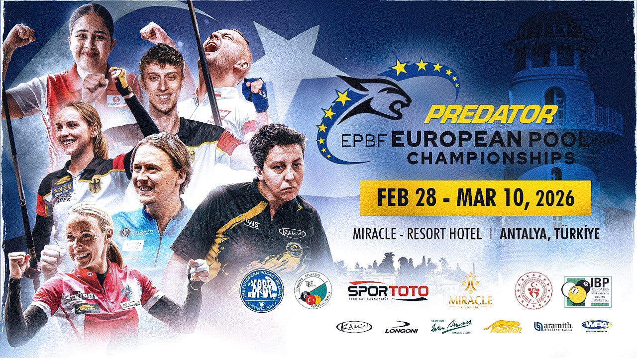 Table 3 ▸ Predator European Championship 2026 - Day 3 - part 1