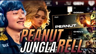 ¡PEANUT PICKEA LA PRIMERA RELL JUNGLA DE COREA! - GenG vs. Liiv Sandbox