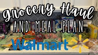 Realistic Walmart Grocery Haul for My Family of 4 | Meal Plan | Molly Purcell | Molly Makes it Easy