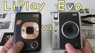 FUJIFILM チェキ instax mini Evo vs instax mini LiPlay　画質と機能などを比較！Comparison image quality and features