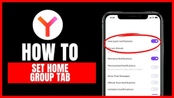 How to set home group tab on Yandex Browser