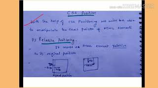 CSS Position - lecture 59/ IWT