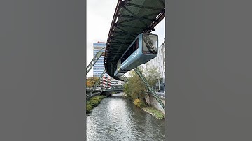 Wuppertal Schwebebahn #train #germany #suspension #railway #metro