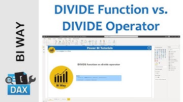 DAX Language - Divide Function vs Divide Operator