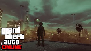 GTA online UFO invasion, halloween, fun, update, aliens, pumpkin GTA 5