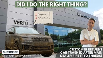 NIGHTMARE CUSTOMER RETURNS RANGE ROVER SPORT TRASHED AFTER 14 DAYS! Did I Do The Right Thing?!