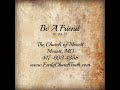 Be a Friend 10-03-21
