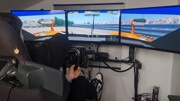 Crashing a Le mans car on a motion simulator