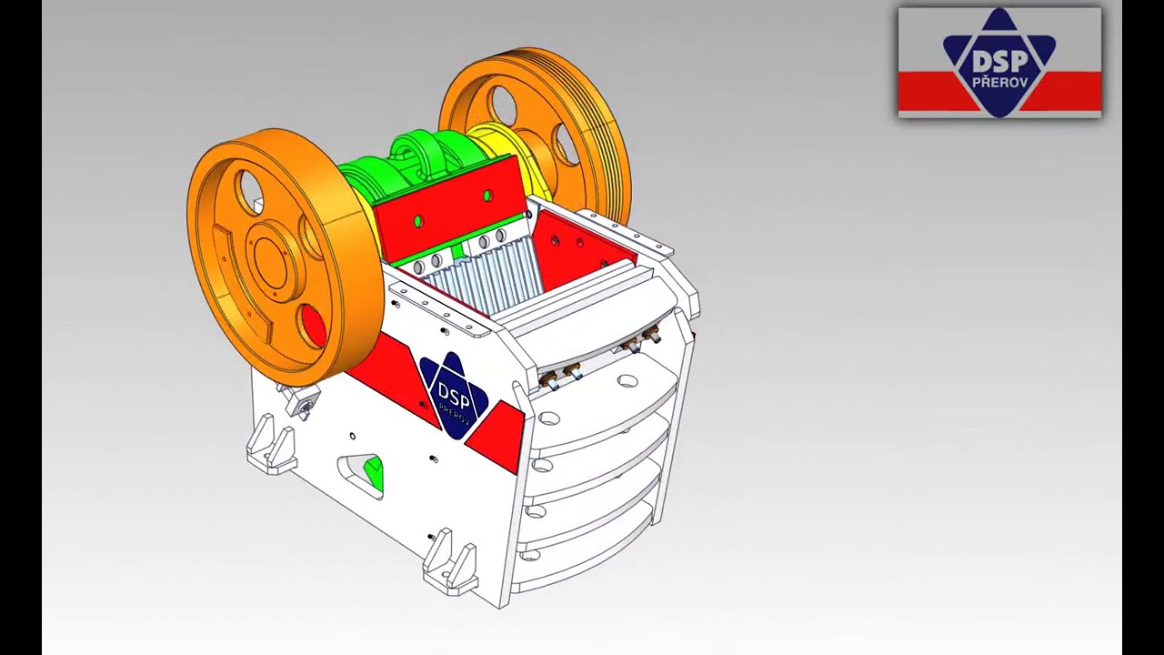 Čelisťový drtič DC - drcení