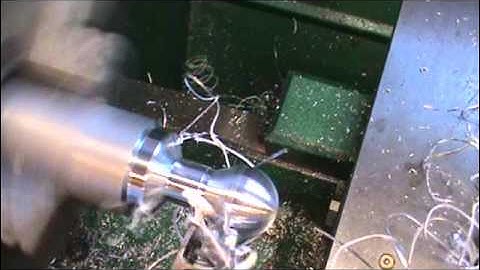 Mach 3 Cnc lathe cutting a shape POV