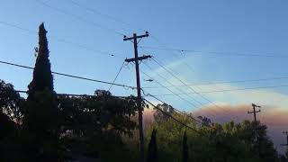 Santa Rosa Fire, Sonoma County, CA - Rincon Valley Area (Choppers Headed to Fire)