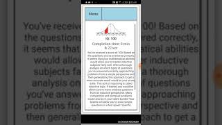 Math IQ Test (Android) screenshot 5