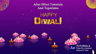 Diwali motion graphics Tutorials | Diwali after effects template free download screenshot 2