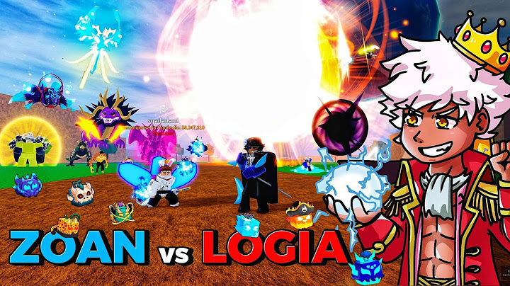 FRUTAS ZOANS VS FRUTAS LOGIAS NO BLOX FRUITS FT @PlaggXzin