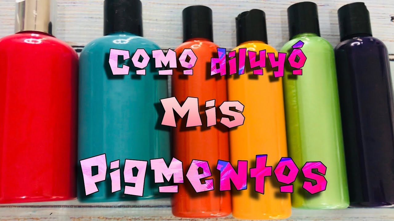 COMO DILUYO MIS PIGMENTOS, OXIDOS  Y MICAS