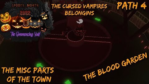 ,,The Cursed Items" Path 4: The Blood Garden [Cube Defense Halloween Event 2022]
