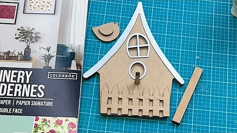 Spring Birdhouse Wood and Metal Cutout